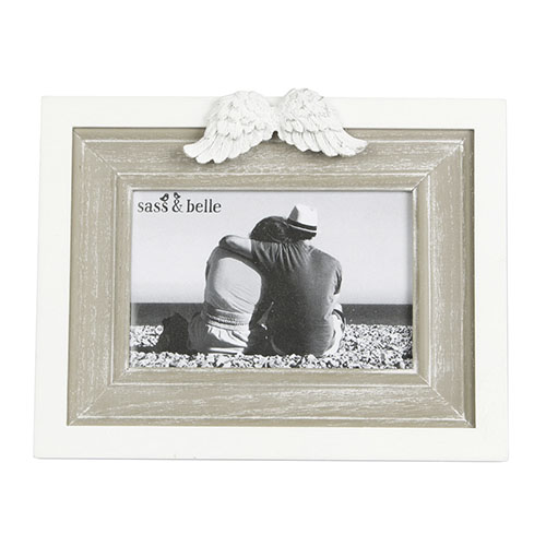 Angel Wings Photo Frame for Funeral or Memorial