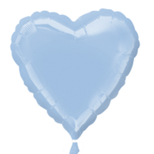 Blue Heart Foil Balloon