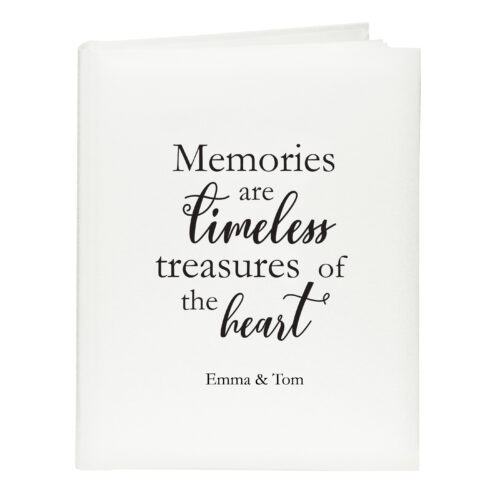 'Memories are Timeless' Traditional Photo Album