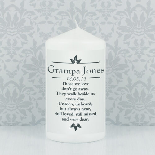 'Those We Love' Memorial Pillar Candle